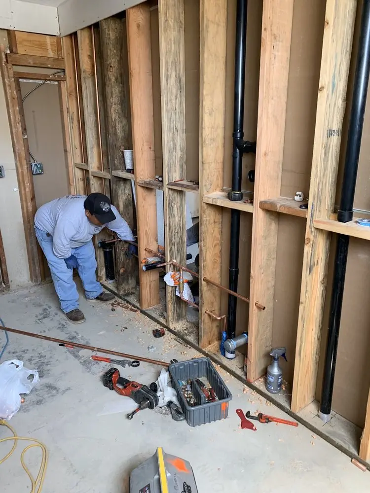 Commercial rough-in plumbing for Water Heater Replacement in Villa Magnolia Mobile Home Park